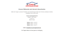 Tablet Screenshot of huwer-sportwagentechnik.de